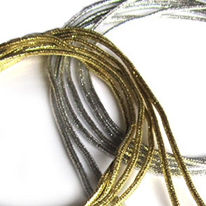 Runde Snørebånd 4-5mm | guld og sølv