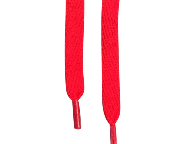Flade snørebånd 10mm røde