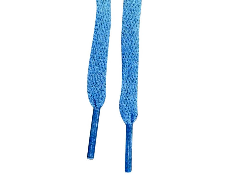 Bemærk Spiritus Slette Blå flade snørebånd * Køb dem online * God kvalitet *Nordic Laces