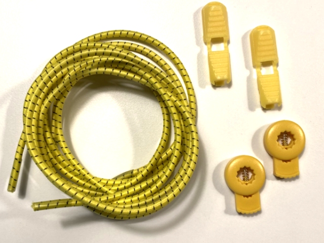 Lock laces iRun elastik snørebånd one size Gule