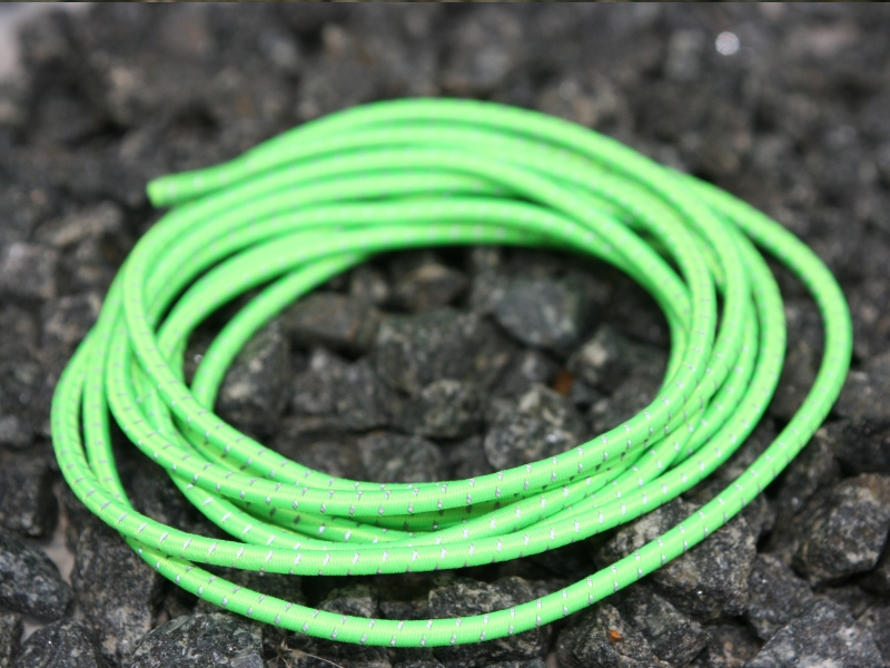 Lock Laces Refleks 3M iRun - elastik snørebånd m/refleks one size neon grøn